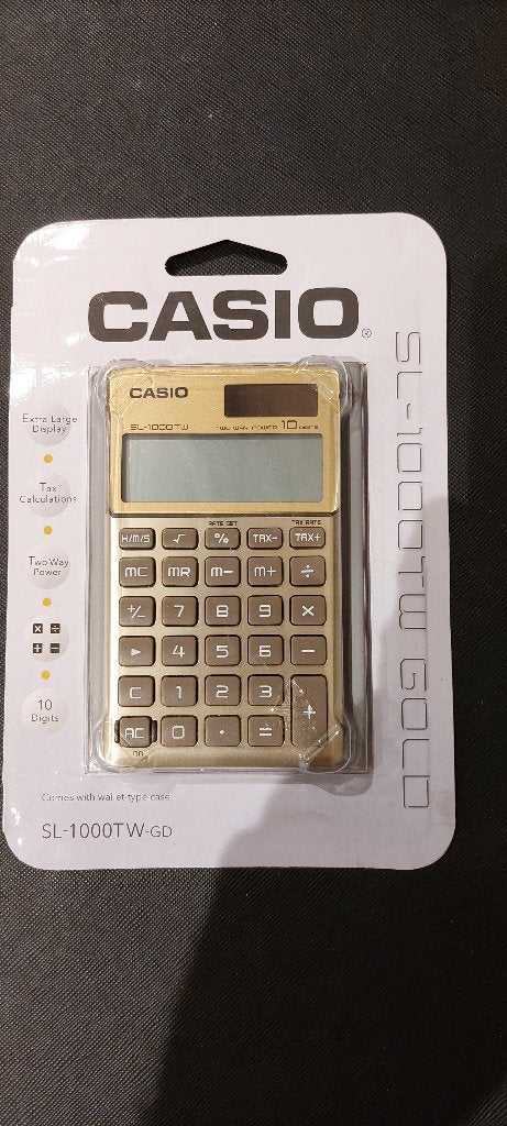 Calculatrice casio SL-1000TW, Enlèvement, Neuf