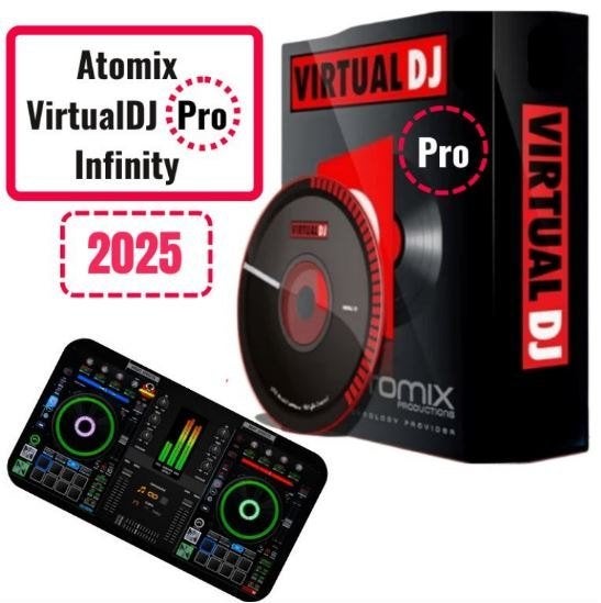 Atomix VirtualDJ 2025 Pro Infinity, Computers en Software, Audio-software, Ophalen, Nieuw, Windows