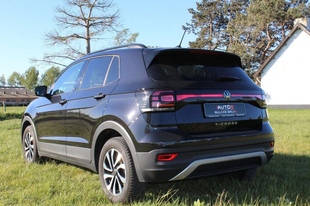 Volkswagen T-Cross T-Cross 1.0 TSI Active OPF (bj 2022), Gebruikt, 110 g/km, Zwart, Bedrijf