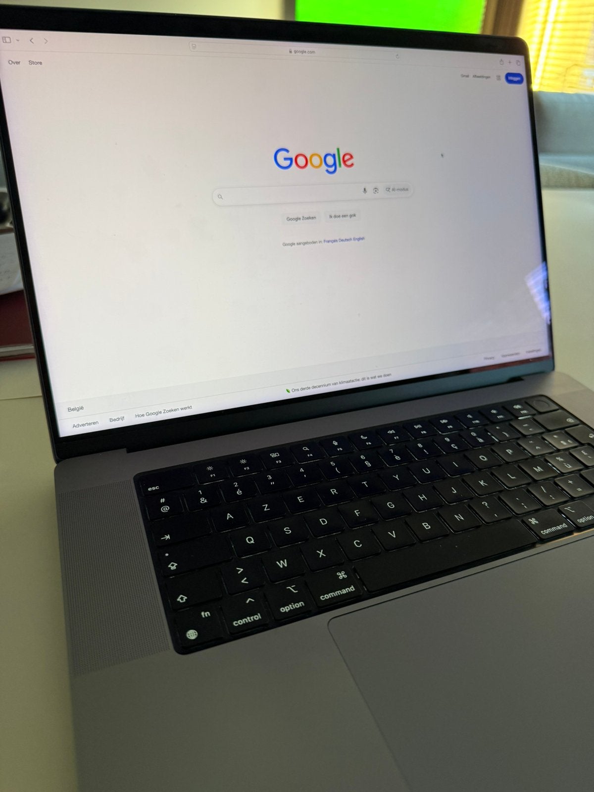 Macbook Pro 16-inch spacegrey 2021, 16 pouces, Comme neuf, 1 TB ou plus, Azerty