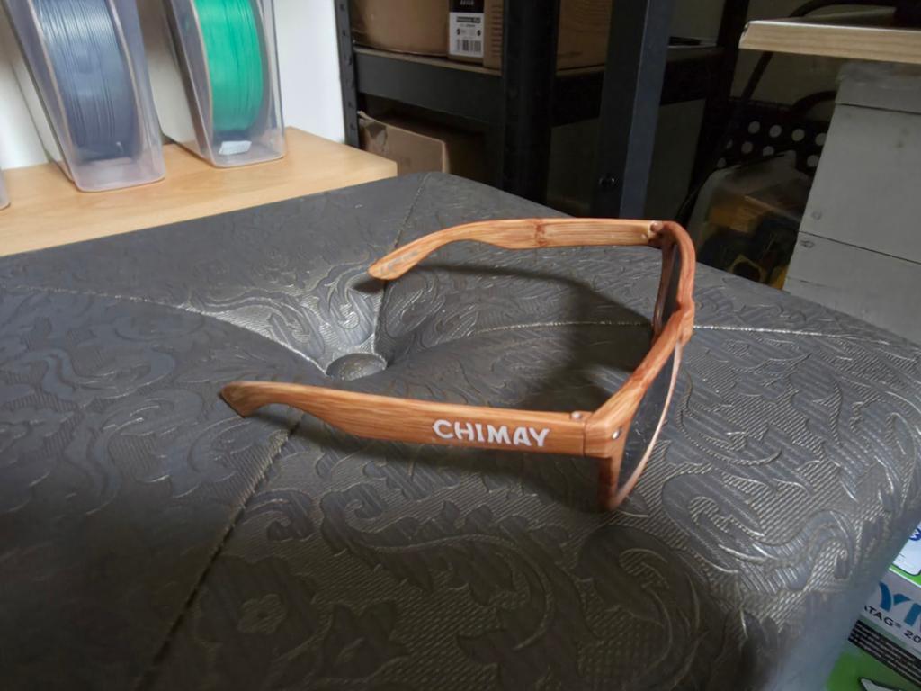 Lunette de soleil imitation bois trappiste chimay, Collections, Enlèvement ou Envoi, Neuf, Vêtements
