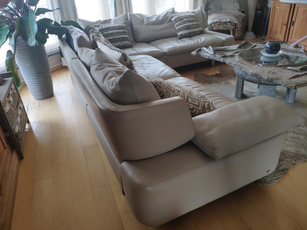 Canapé d'angle en cuir Natuzzi, Maison & Meubles, Enlèvement