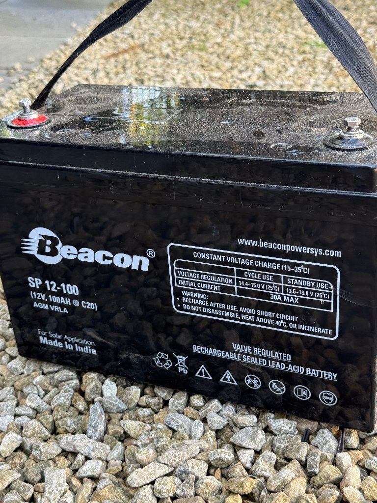 Beacon SP 12-100 — 12V 100Ah AGM solar accu, Auto-onderdelen, Accu's en Toebehoren, Ophalen, Nieuw