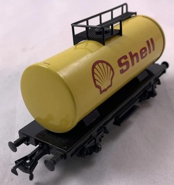 Fleischmann 5400 H0 Ketelwagen Shell Geel DB Goederenwagen, Hobby en Vrije tijd, Modeltreinen | H0, Zo goed als nieuw, Wagon, Gelijkstroom