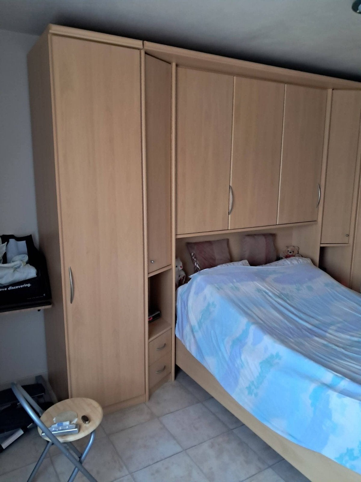 brugslaapkamer, Maison & Meubles, Chambre à coucher | Chambres à coucher complètes, Enlèvement, Utilisé, Deux personnes, Landelijk