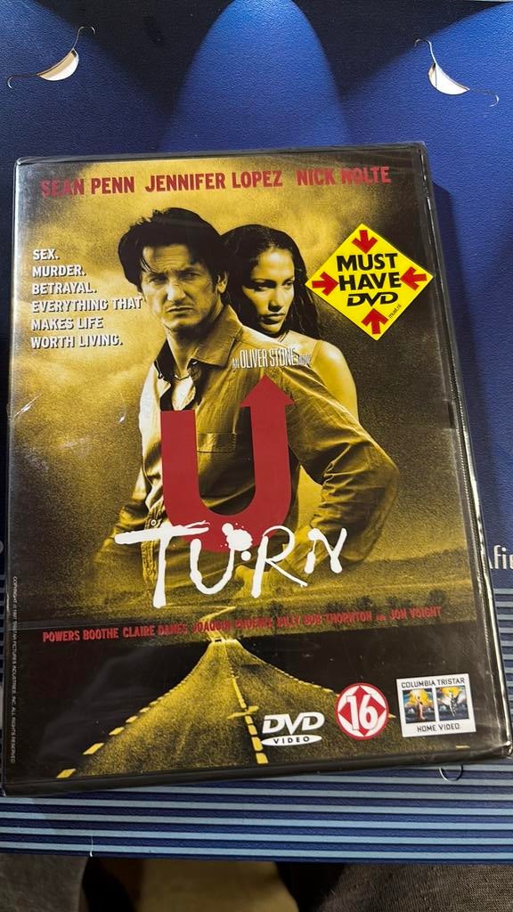 U-Turn - Sean Penn - Sealed DVD - Nl & Fr subs, Cd's en Dvd's, Ophalen of Verzenden, Zo goed als nieuw