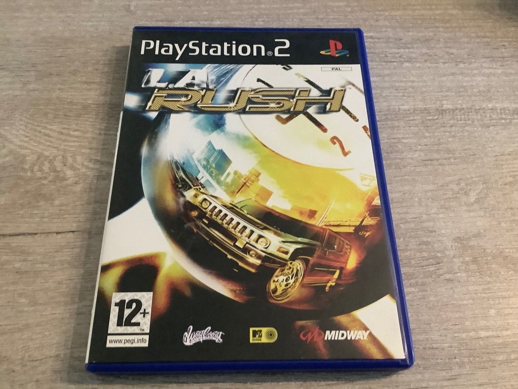 Playstation L.A. Rush game (2005), Gebruikt, Racen en Vliegen, 2 spelers, Eén computer
