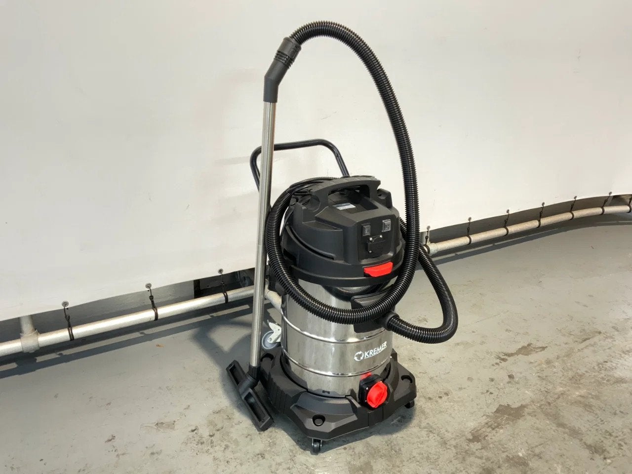 Kremer 65L Industriële stofzuiger nat/droog, geintegreerd s, Zakelijke goederen