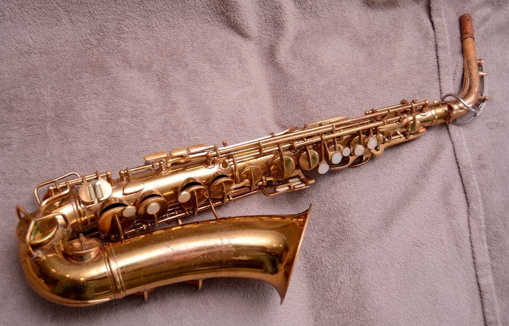 Conn Pan American (USA) - Alt Saxophone, Muziek en Instrumenten, Ophalen of Verzenden, Gebruikt, Saxofoon