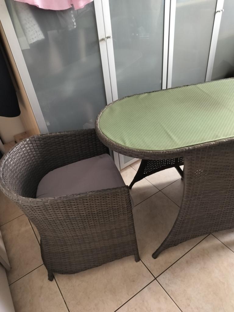 Terrassen tafel en 2 stoelen, Tuin en Terras, Overige Tuin en Terras, Ophalen