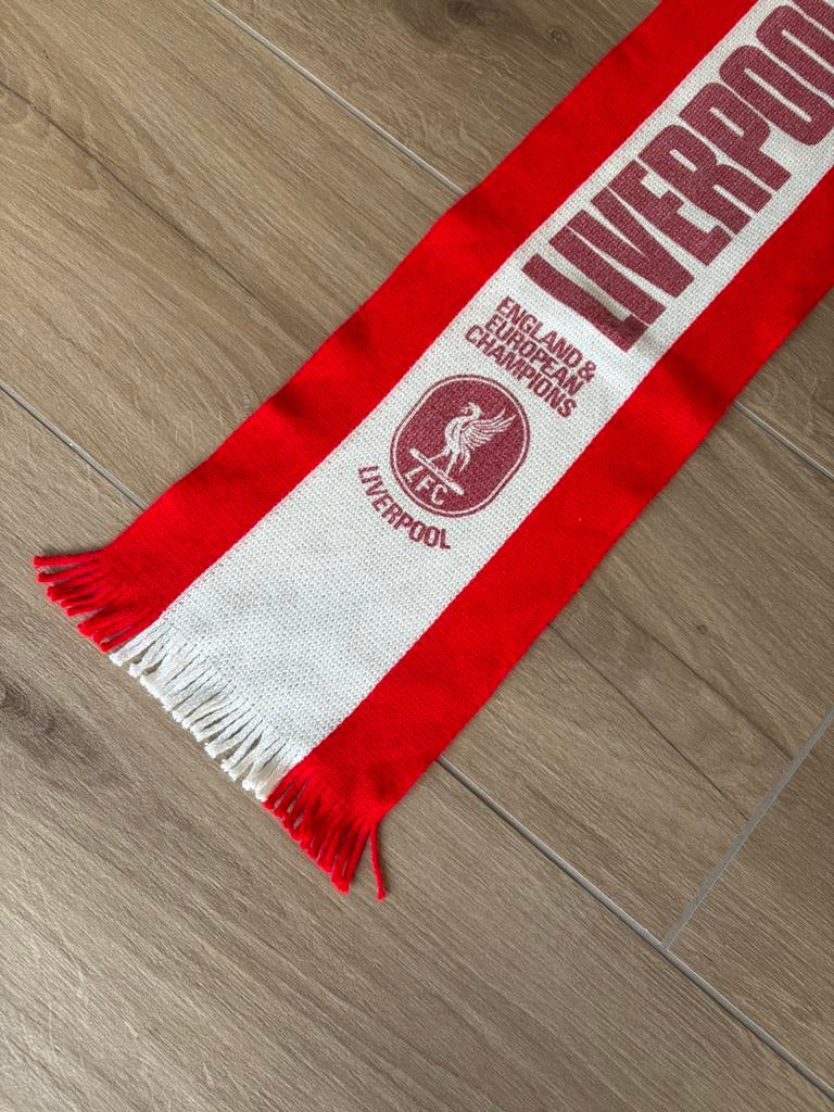Retro sjaal Liverpool F.C - 130x20cm, Enlèvement, Comme neuf, Fanion ou Écharpe