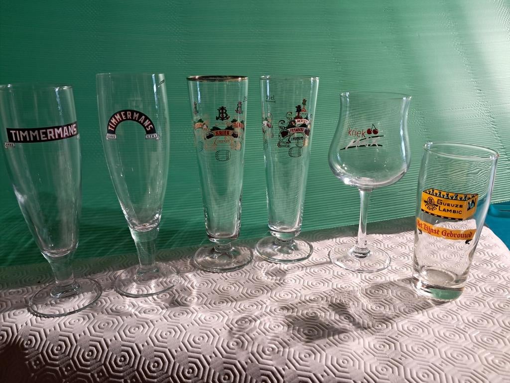 Timmermans glazen, Verzamelen, Glas en Drinkglazen, Ophalen of Verzenden