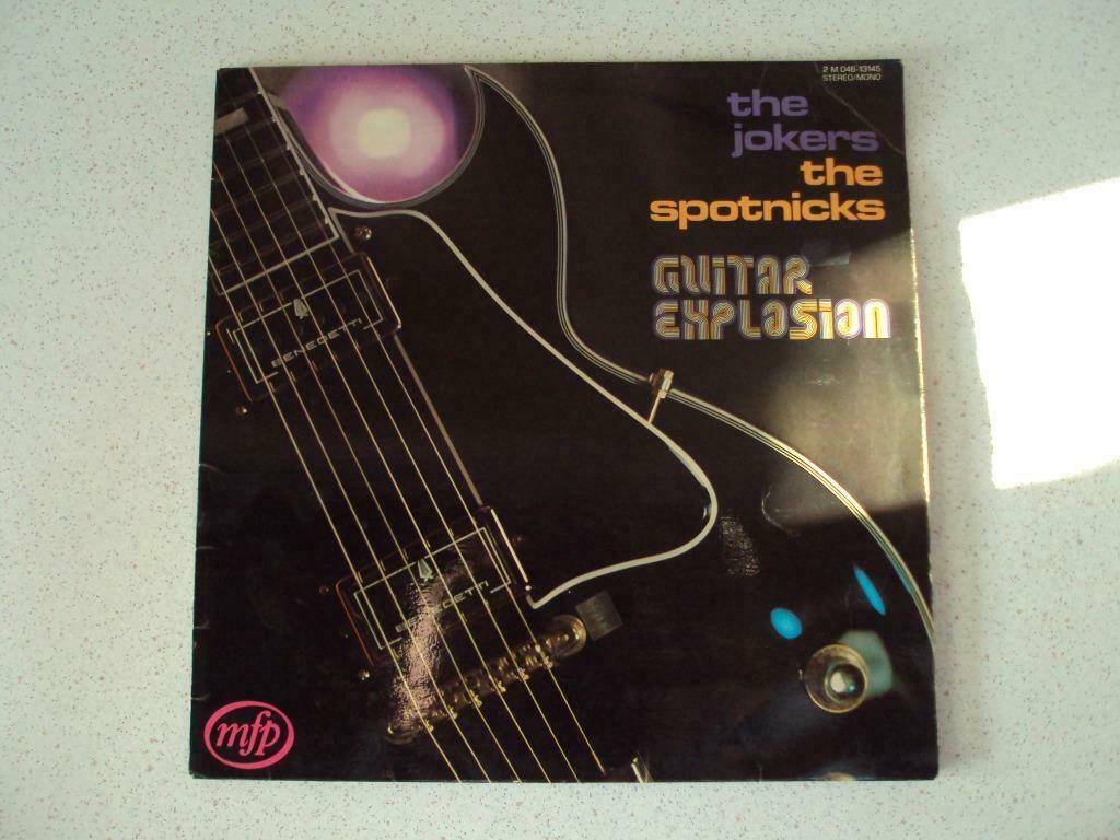 LP "The Spotnicks & The Jokers" Guitar Explosion anno 1974, Enlèvement ou Envoi, 12 pouces