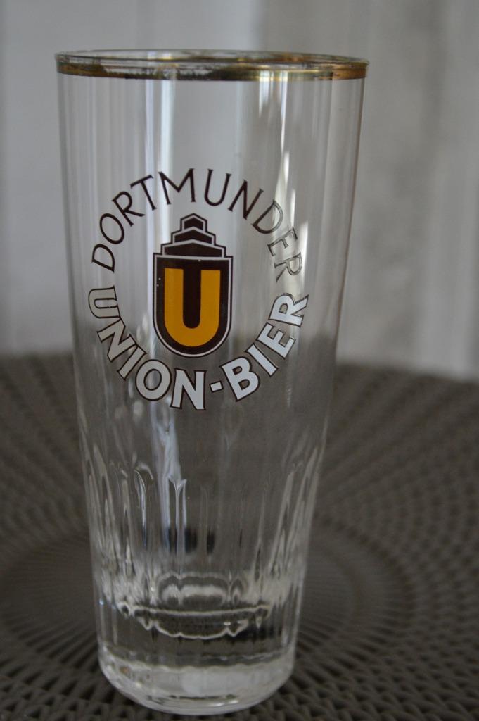 Bierglas Dortmunder Union-bier, Verzamelen, Glas en Drinkglazen, Ophalen of Verzenden, Zo goed als nieuw, Bierglas