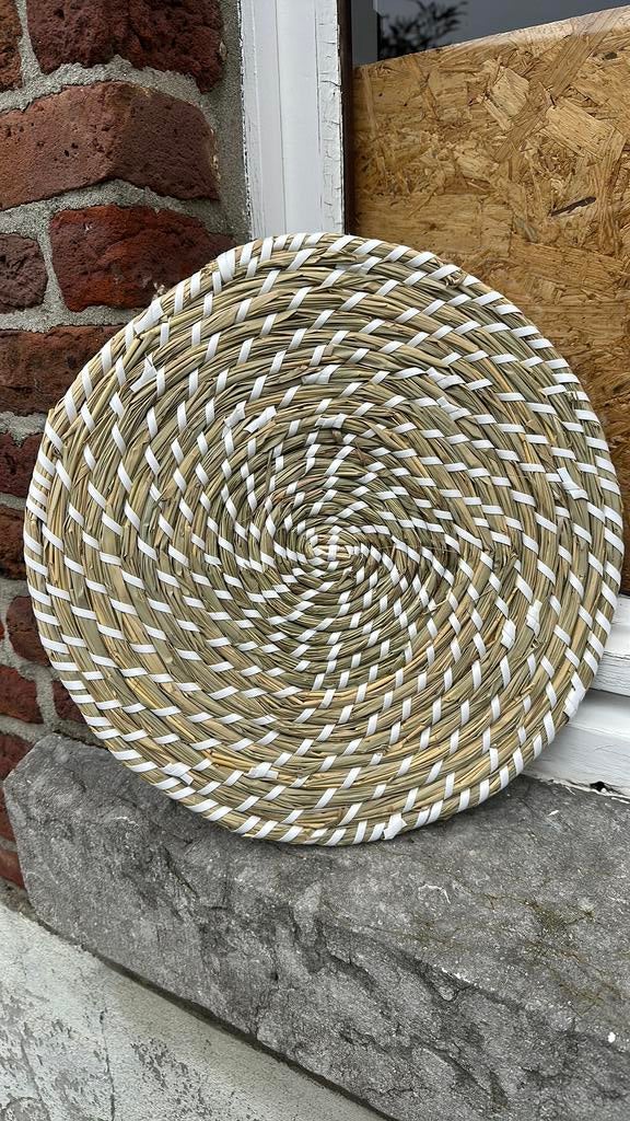 Rieten onderleggers, Huis en Inrichting, Woonaccessoires | Onderzetters, Ophalen, Zo goed als nieuw