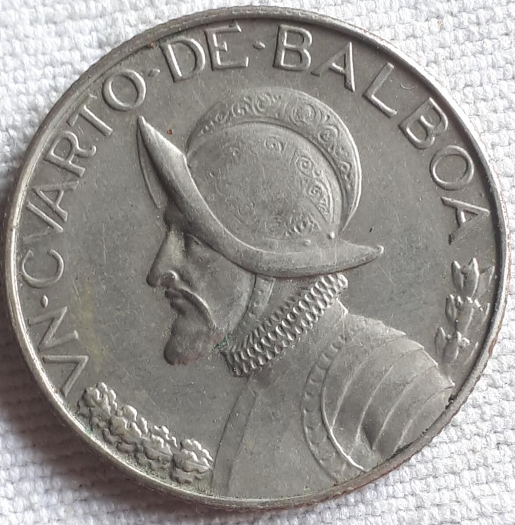 PANAMA : 1/4 BALBOA  1970 XF KM 11.2a, Verzenden, Midden-Amerika, Losse munt