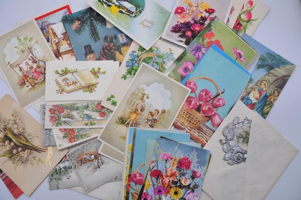 Ongebruikte vintage postkaarten - diverse type - +75 stuks, Ophalen of Verzenden
