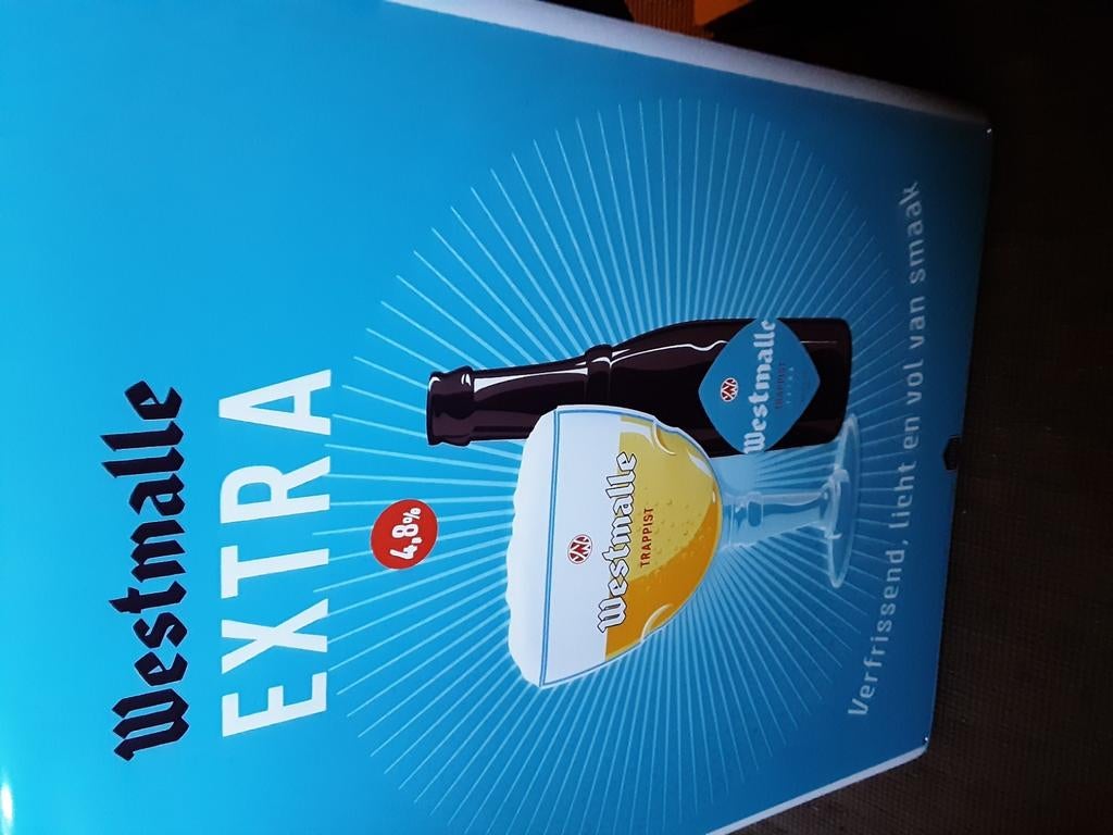 Bord extra westmalle, Ophalen, Zo goed als nieuw