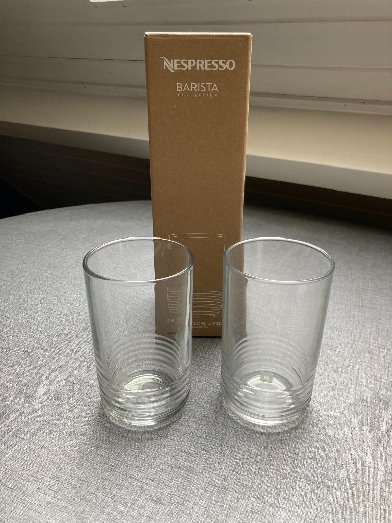 NESPRESSO BARISTA GLAS, Ophalen of Verzenden, Nieuw, Glas, Glas of Glazen