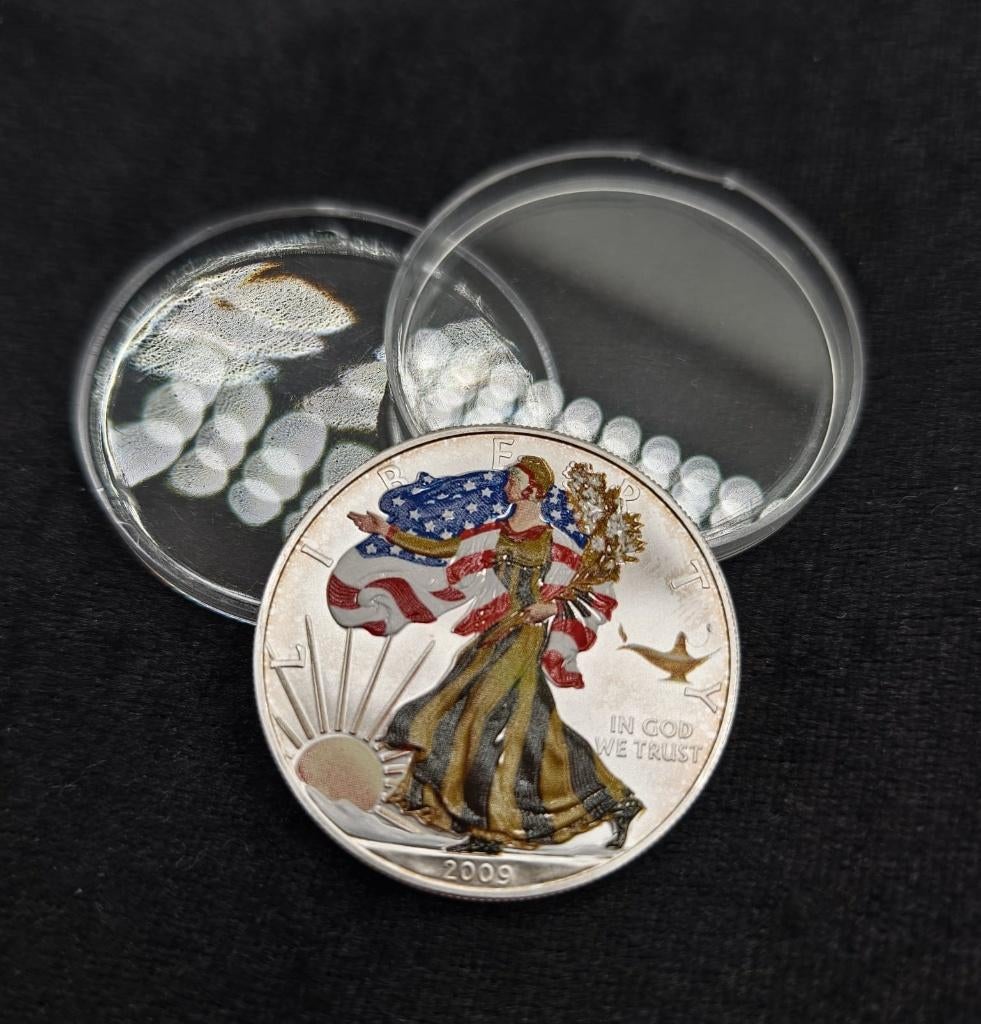 Pièces de 1 US $ argent fin Walking Liberty 1 oz, Timbres & Monnaies, Enlèvement ou Envoi, Amérique du Nord, Série, Argent