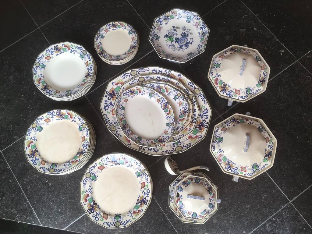 Doulton Burslem Nankin servies, Antiek en Kunst, Ophalen