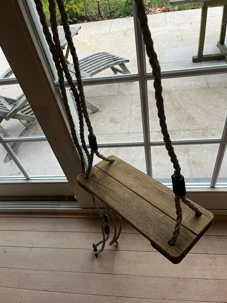 balançoire en bois, Enfants & Bébés, Jouets | Extérieur | Aires de jeux, Enlèvement, Comme neuf, Balançoire