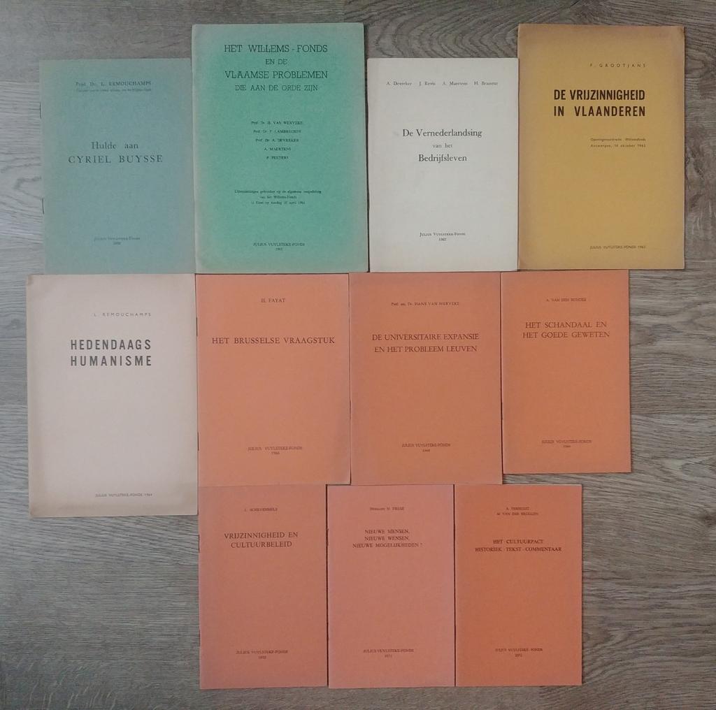 Julius Vuylsteke Fonds Uitgaven 1960 tot 1972, Ophalen of Verzenden