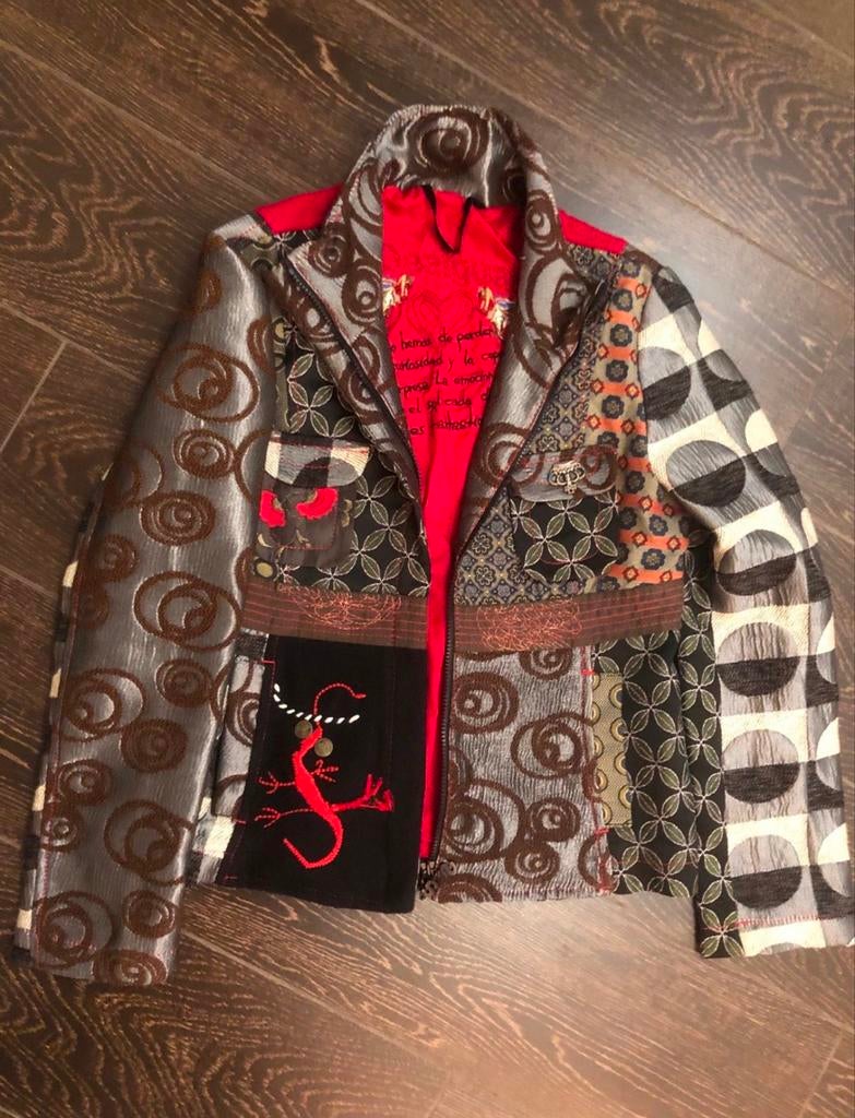 Desigual damesjas maat 42 XL, Ophalen, Overige kleuren, Maat 42/44 (L), Zo goed als nieuw