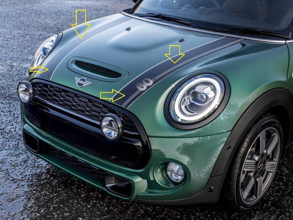 BMW MINI F56 F55 #51147954745  + 51147954746 Strip 60 Years, Enlèvement ou Envoi, Neuf, BMW