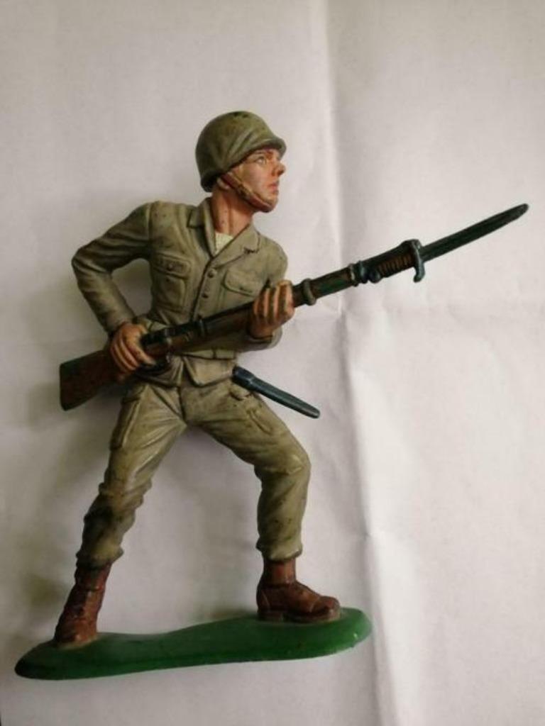 ancienne figurine soldat américain GI 13cm, Enlèvement ou Envoi, Utilisé