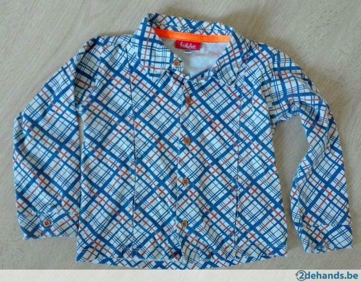 hemd 18 kiekeboe (fred en ginger) maat 86, Enlèvement ou Envoi, Utilisé, Garçon, Chemise ou À manches longues