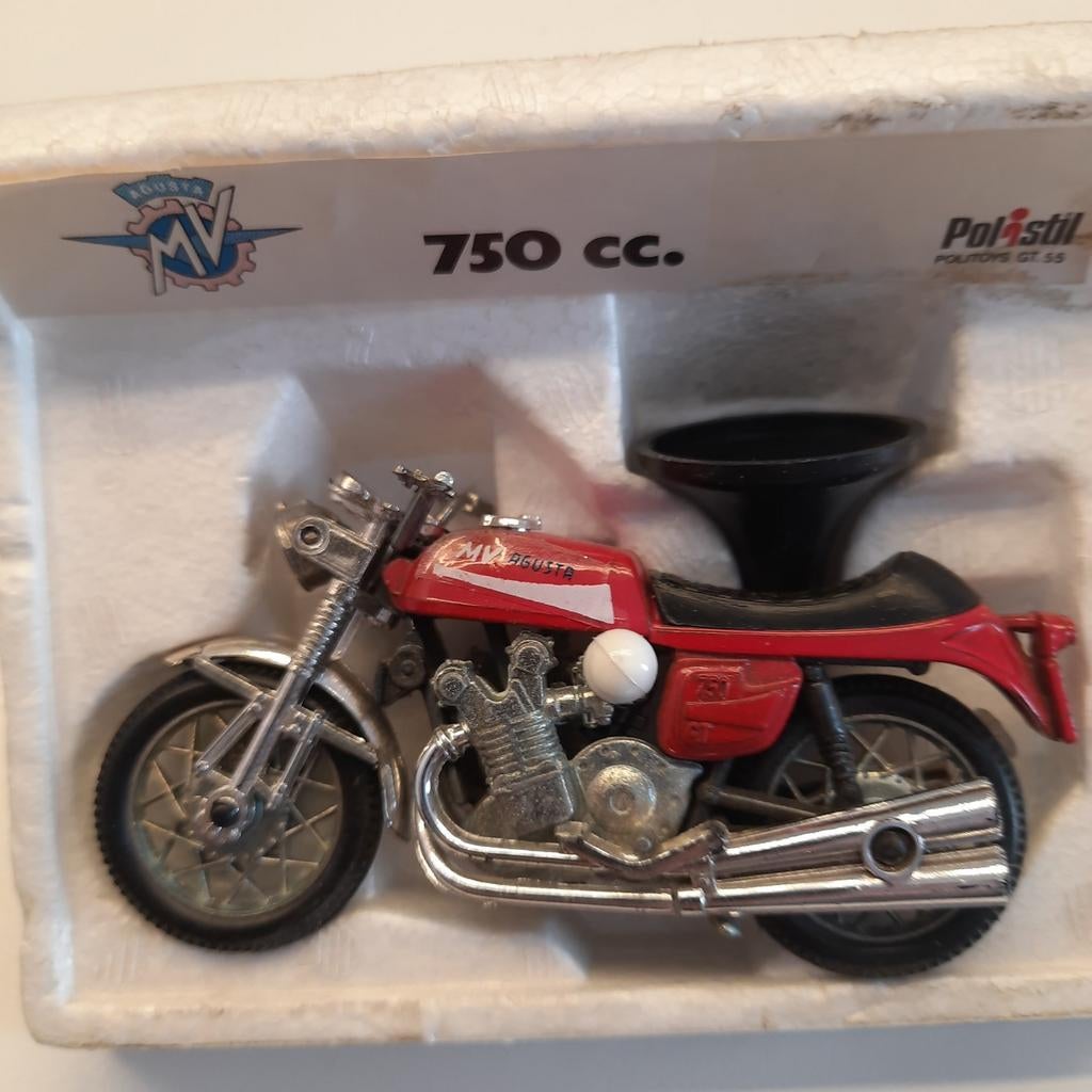 POLISTIL 1/24 MV AGUSTA 750cc POLITOYS GT 55*VINTAGE 1975*, Verzamelen, Ophalen, Nieuw, Motoren