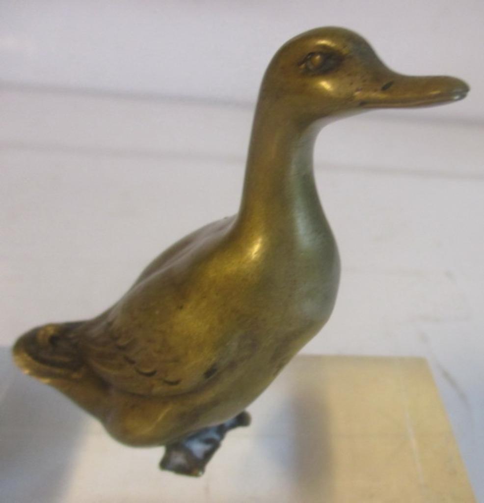 antiek bronsje bronzen eend  jaren 1920, Verzenden