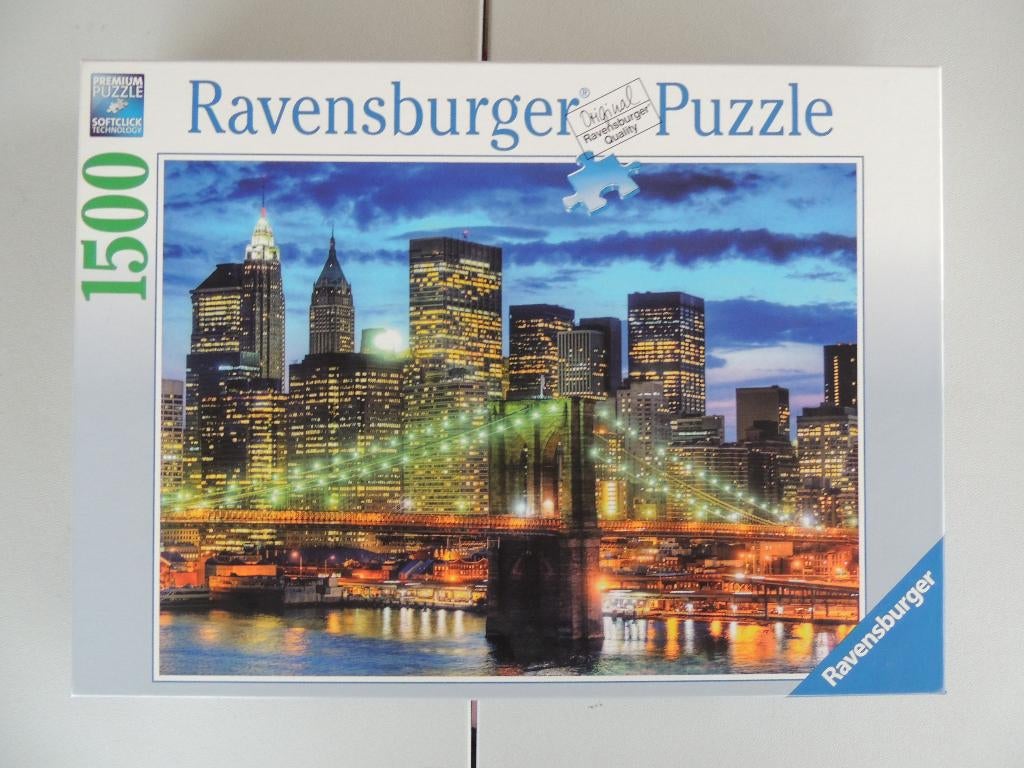 Puzzle 1500 pièces - Skyline NYC, Ophalen, Legpuzzel