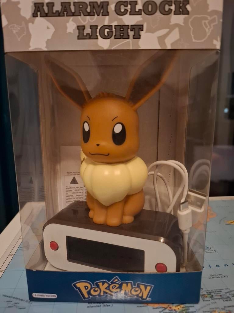 Pokemon lampje en wekker - Eevee, Ophalen of Verzenden
