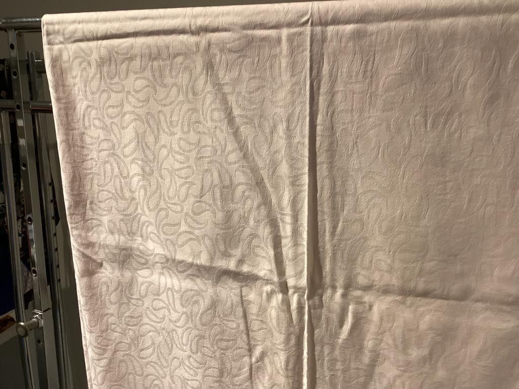 Belle nappe rose clair + 6 serviettes, Enlèvement ou Envoi, Utilisé, Rectangle