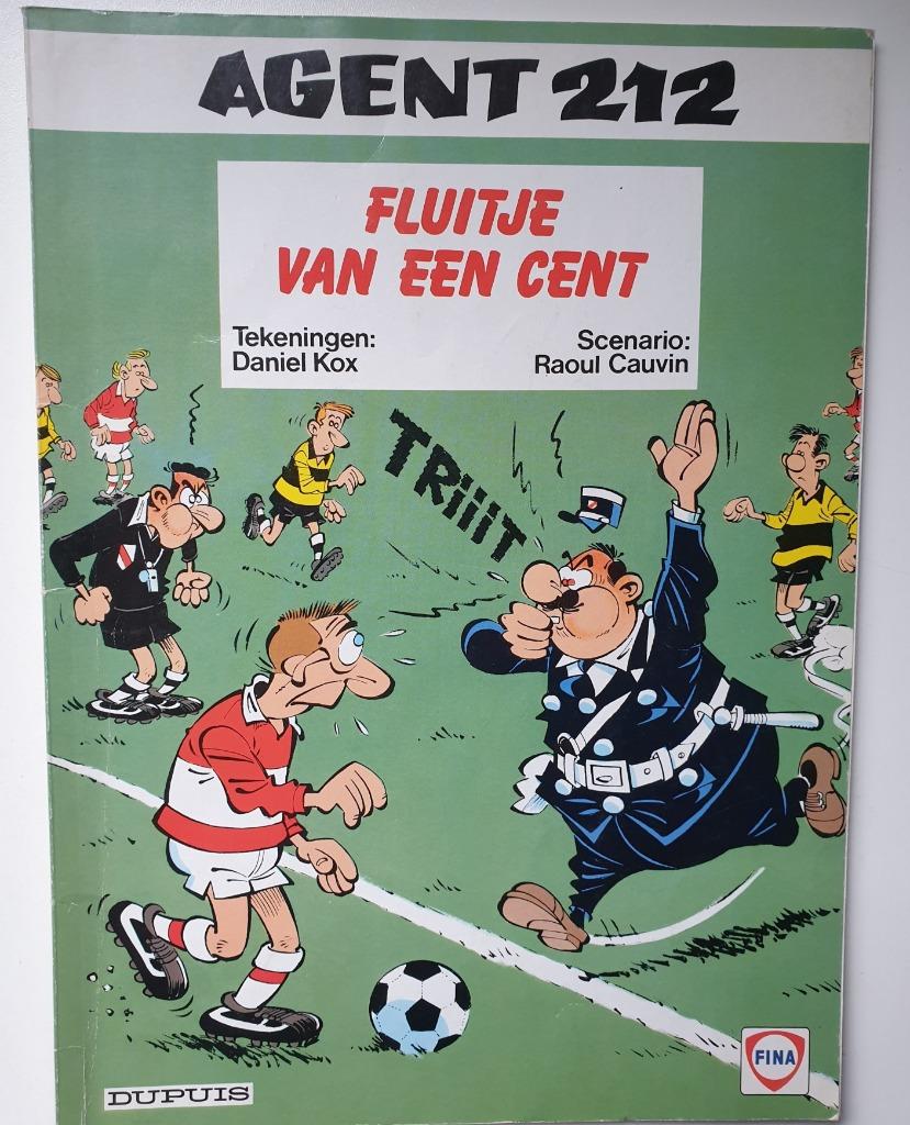 Agent 212 Fluitje van een cent - Uitgave FINA - 1994, Ophalen of Verzenden, Gelezen