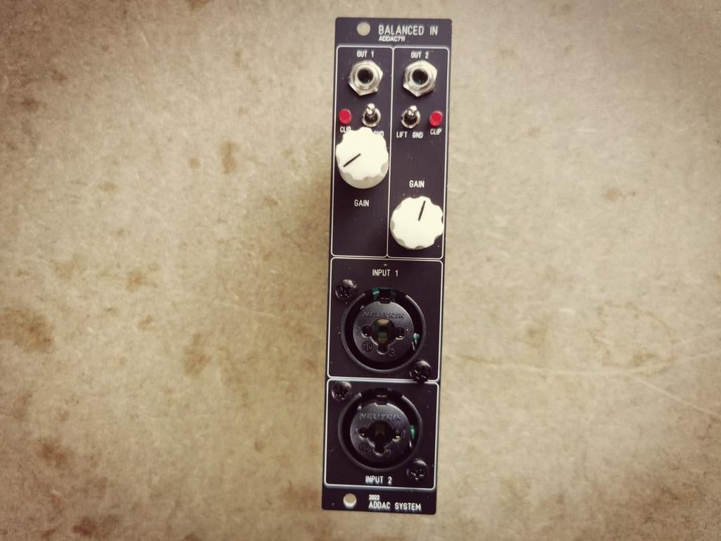 ADDAC 711 balanced inputs, Musique & Instruments, Modules de son, Enlèvement ou Envoi, Neuf