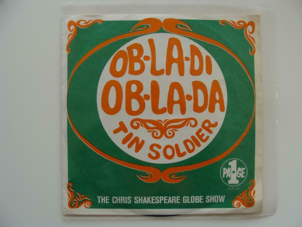 The Chris Shakespeare Globe Show ‎– Ob-la-di, Ob-la-da (1968, Enlèvement ou Envoi, 7 pouces, Rock et Metal, Single