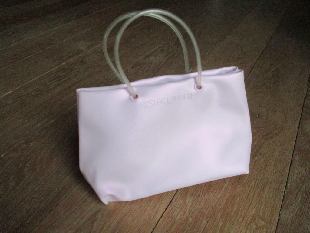 estée lauder shine pink handtasje make up tas beautytas, Ophalen of Verzenden, Gebruikt, Roze, Handtas