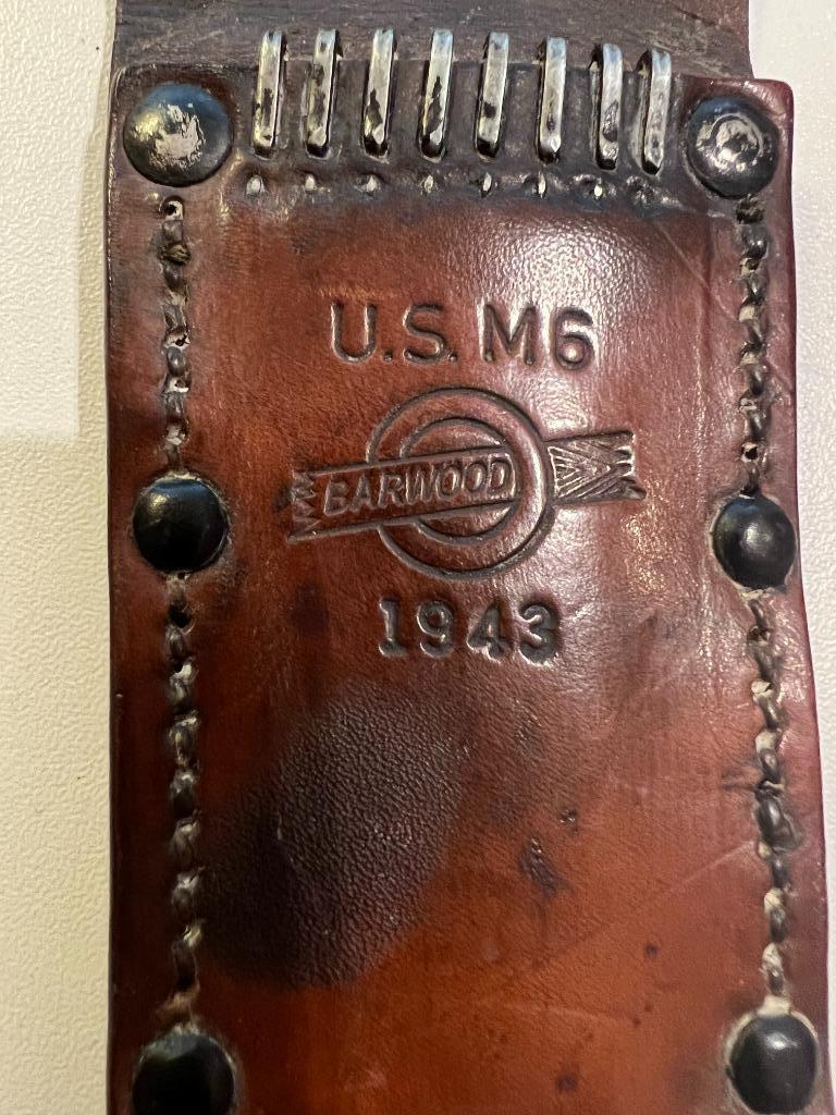 Fourreau US M6 original WW2 - BARWOOD, Enlèvement ou Envoi