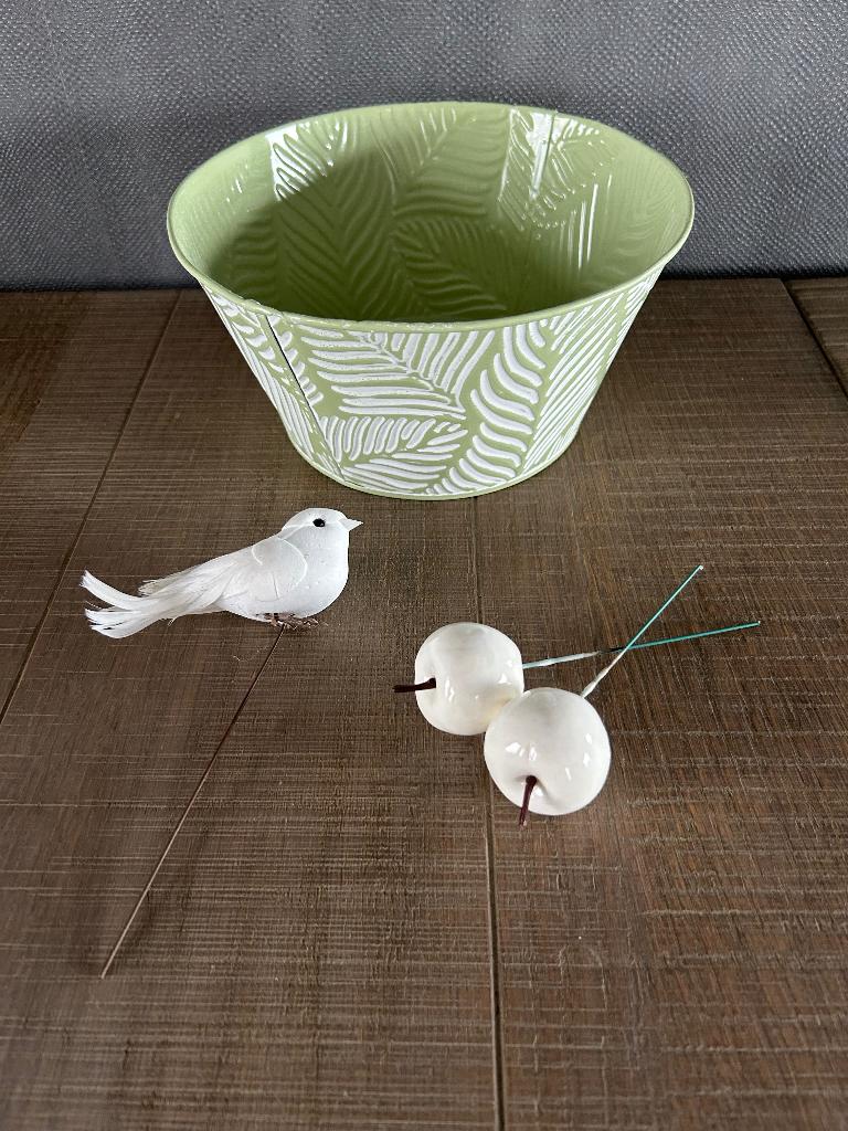 Bloempot en decoratie als nieuw, Enlèvement ou Envoi, Comme neuf