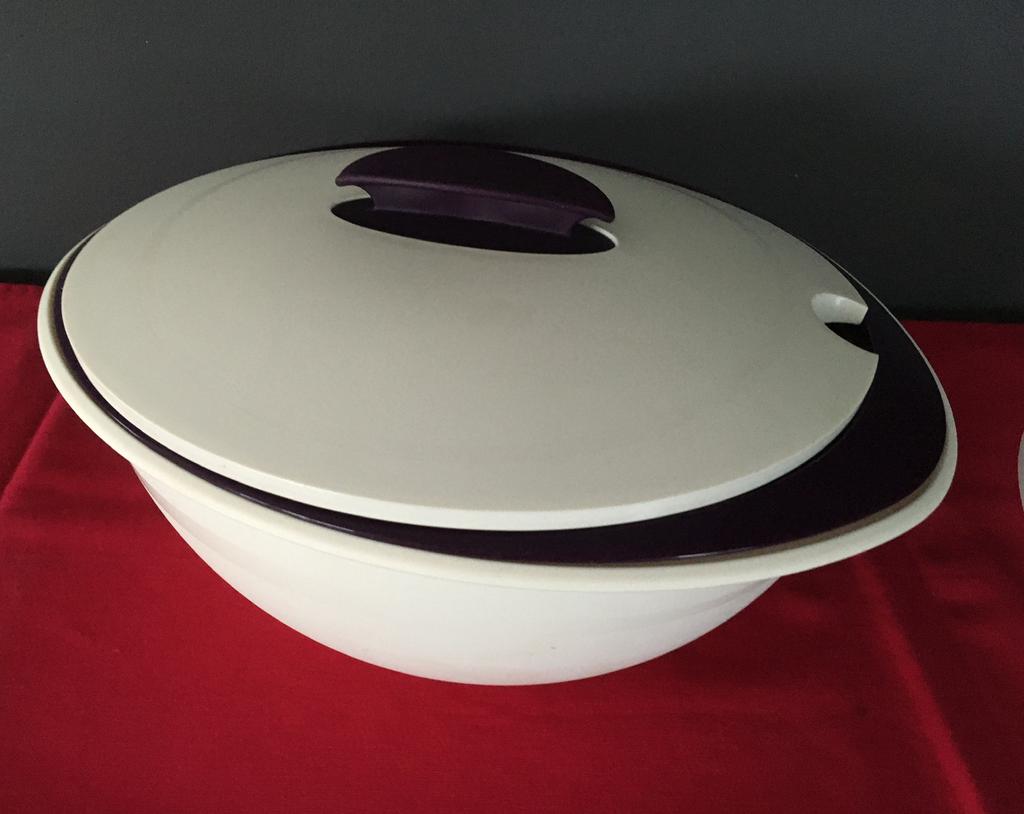 Tupperware thermo duo mauve blanc, Ophalen of Verzenden, Nieuw, Wit