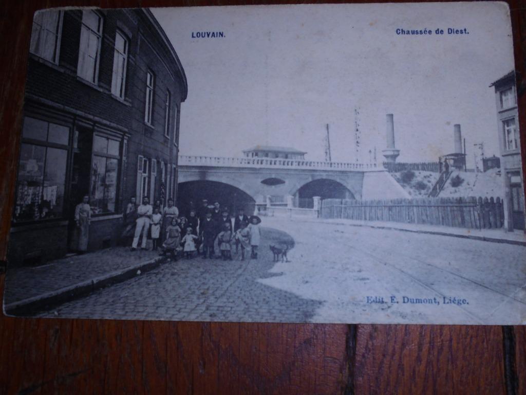 postkaart Leuven - Chaussée de Diest, Verzamelen, Ophalen of Verzenden, Gelopen, Vlaams-Brabant