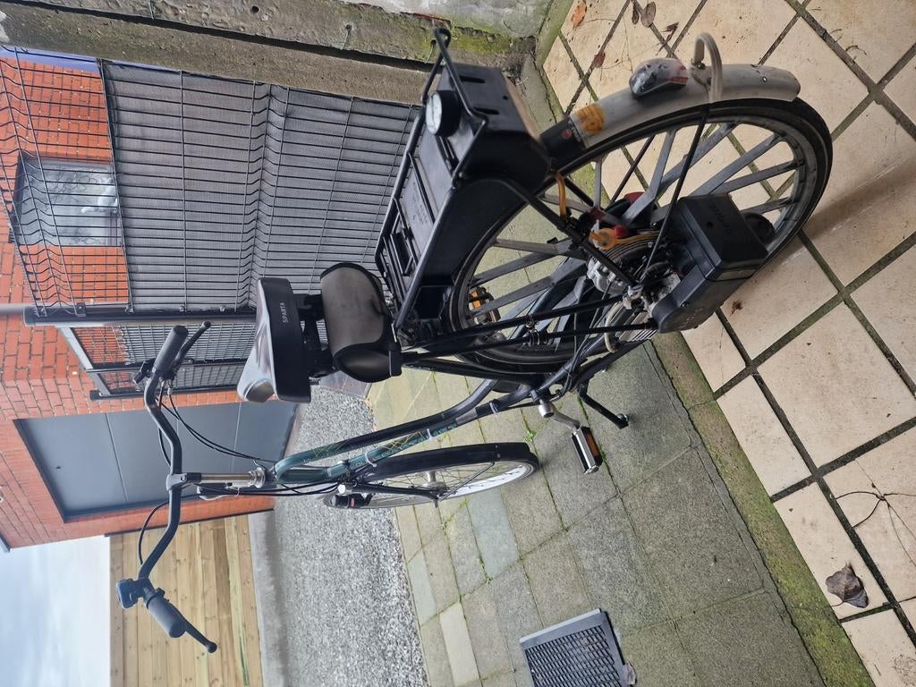 Spartamet fiets met hulpmotor (2takt), Fietsen en Brommers, Brommers | Overige merken, Gebruikt, Ophalen