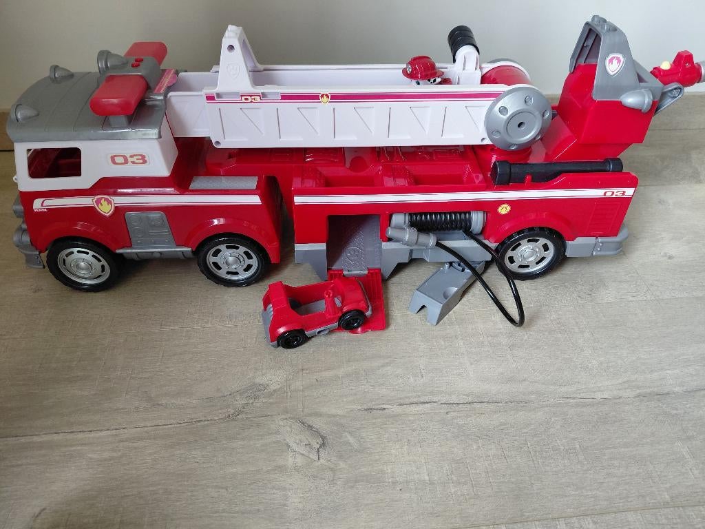 Brandweerwagen paw patrol, Kinderen en Baby's, Ophalen, Gebruikt