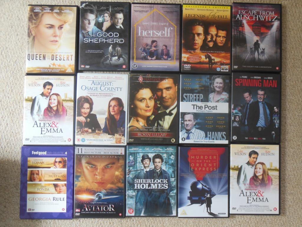 Diverse DVD's aan 2 €/st. - met o.a. Queen of the Desert, Enlèvement ou Envoi, Utilisé