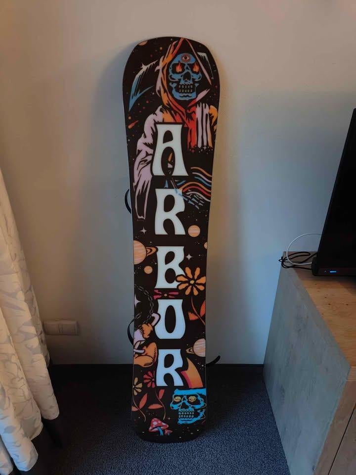 Arbor Draft 154W Camber (Wide) Snowboard, Ophalen, Zo goed als nieuw, Board