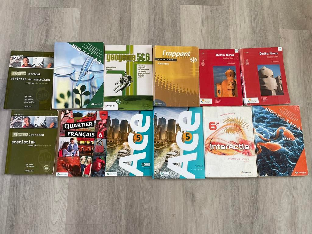 Handboeken zesde middelbaar Wetenschappen, Boeken, Schoolboeken, Ophalen of Verzenden, Zo goed als nieuw, ASO, Overige vakken
