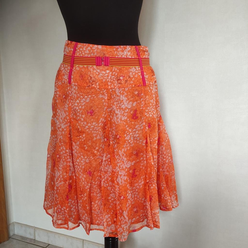 Essentiel Antwerp - maat 34 - nieuw., Kleding | Dames, Rokken, Nieuw, Maat 34 (XS) of kleiner, Oranje, Knielengte, Ophalen